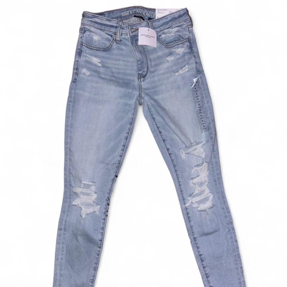 American Eagle Outfitters Light Blue Skinny Jeans